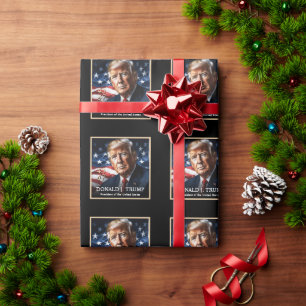 President Donald Trump Victory Keepsake Cadeaupapier