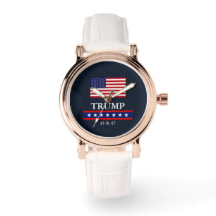 PRESIDENT DONALD TRUMP VROUWENHORLOGE HORLOGE