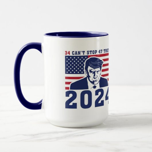 President Donald Trumps Mok Shot - Coffe Cup (Links)