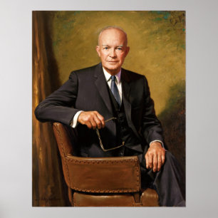 President Dwight D Eisenhower Poster