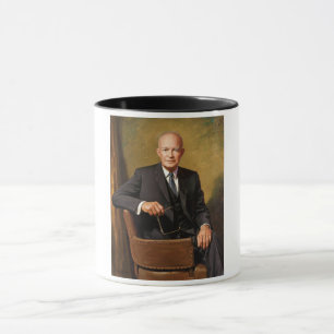 President Dwight D. Eisenhower Republiek Portret Mok