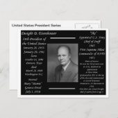 President Dwight Eisenhower Briefkaart (Voorkant / Achterkant)