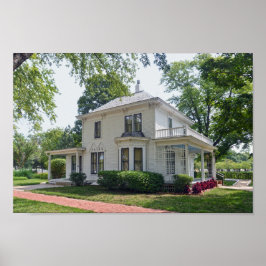 President Eisenhower Boyhood Home, Abilene, Kansas Poster