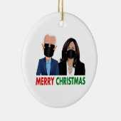 President Elect Joe Biden Kamala Harris Keramisch Ornament (Rechts)