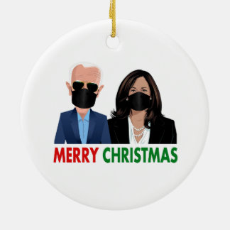 President Elect Joe Biden Kamala Harris Keramisch Ornament