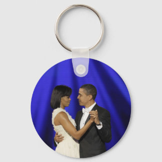 President en First Lady Obama Inauguration Ball Sleutelhanger