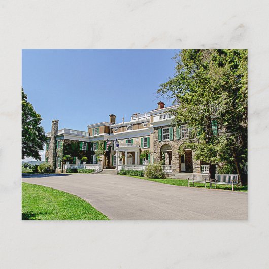 President Franklin D. Roosevelt's Mansion (FDR) Briefkaart (Voorkant)