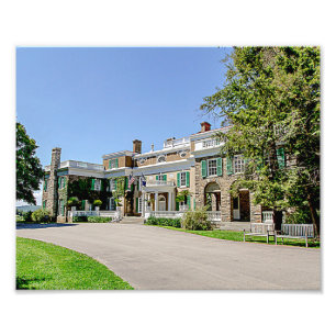 President Franklin D. Roosevelt's Mansion (FDR) Foto Afdruk