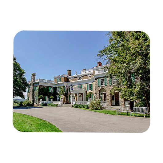 President Franklin D. Roosevelt's Mansion (FDR) Magneet (Horizontaal)