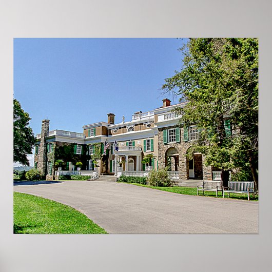 President Franklin D. Roosevelt's Mansion (FDR) Poster (Voorkant)