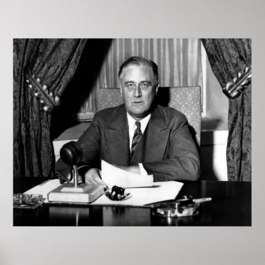 President Franklin Roosevelt Poster (Voorkant)