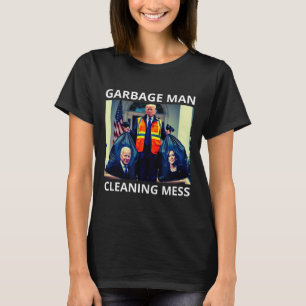 President Garbyge Man Schoonmaken Rommel Tee Trump T-shirt