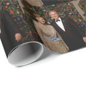 President George Struik, Laura Christmas White Hou Cadeaupapier (Rol Hoek)