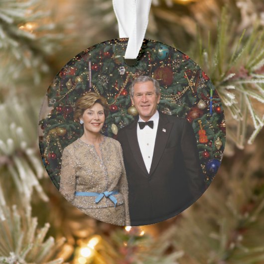 President George Struik, Laura Christmas White Hou Ornament (Boom)