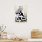 President George Washington in Prayer Poster (Keuken)