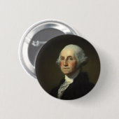 President George Washington Ronde Button 5,7 Cm (Voorkant /achterkant)
