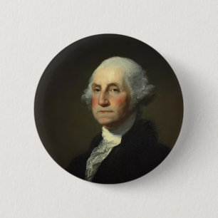 President George Washington Ronde Button 5,7 Cm