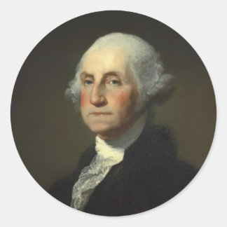 President George Washington Ronde Sticker