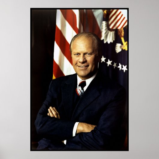 President Gerald Ford Portrait Poster (Voorkant)