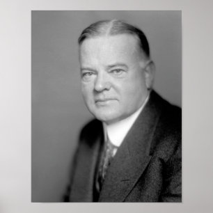 President Herbert Hoover Portret Poster