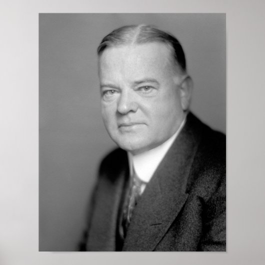 President Herbert Hoover Portret Poster (Voorkant)