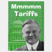 President Herbert Hoover Tariffs Magneet (Voorkant)