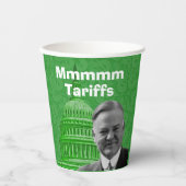 President Herbert Hoover Tariffs Papieren Bekers (Voorkant)