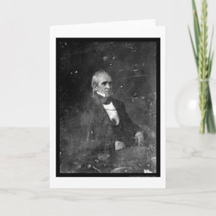 President James Polk Daguerreotype 1849 Kaart