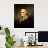 President Jefferson Painting Poster (Thuiskantoor)
