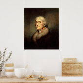 President Jefferson Painting Poster (Keuken)