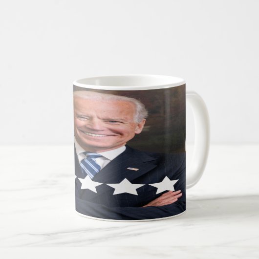 President Joe Biden Goedkeuringsbeoordeling Koffiemok (Voorkant rechts)