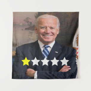 President Joe Biden Goedkeuringsbeoordeling Wandkleed