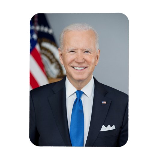 Président Joe Biden Maison Blanche Portrait Magnet (Vertical)