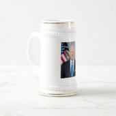 Président Joe Biden Maison Blanche Portrait Mug (Devant gauche)