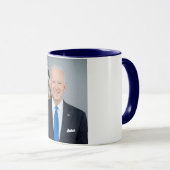 Président Joe Biden Maison Blanche Portrait Mug (Devant droit)