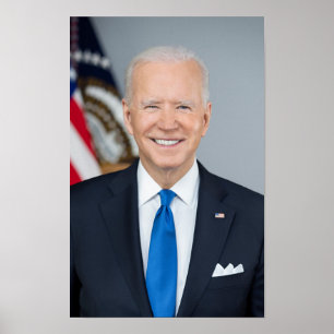 President Joe Biden Officiële 2021 Portret Small Poster