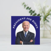 President Joe Biden Portrait (Staand voorkant)