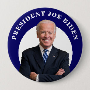President Joe Biden Portrait Ronde Button 4,0 Cm