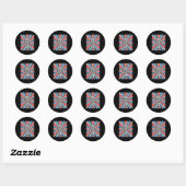 President Joe Biden Ronde Sticker (Vel)