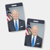 President Joe Biden White House Portrait   Badge (Avant & arrière)
