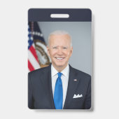 President Joe Biden White House Portrait   Badge (Arrière)