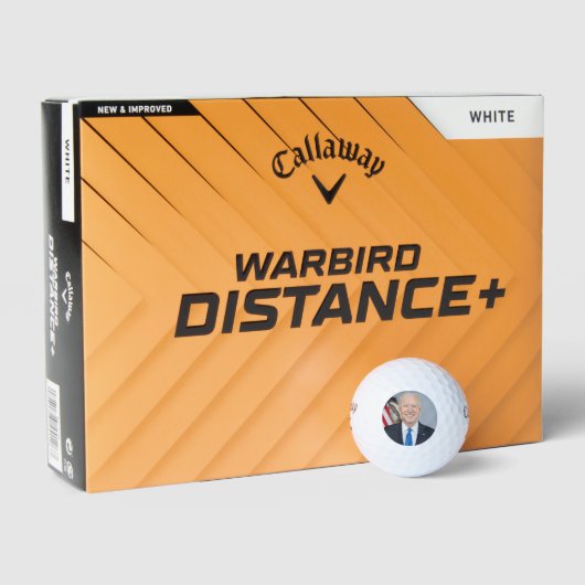 President Joe Biden White House Portret Golfballen (Verpakking)