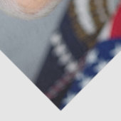 President Joe Biden White House Portret Tissuepapier (Detail)