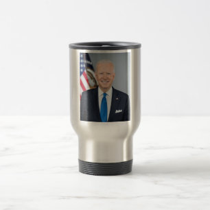 President Joe Biden White House Portret Travel Reisbeker