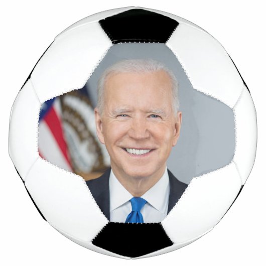 President Joe Biden White House Portret Voetbal (Voorkant)