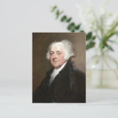 President John Adams Briefkaart (Staand voorkant)