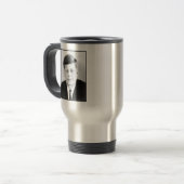 Président John F Kennedy Portrait Travel Mug (Devant gauche)