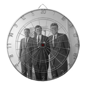 President John Kennedy & Brothers Amerikaanse Came Dartbord
