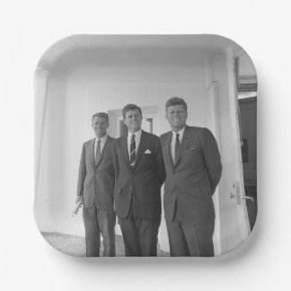 President John Kennedy & Brothers Amerikaanse Came Papieren Bordje