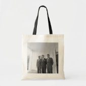 President John Kennedy & Brothers Amerikaanse Came Tote Bag (Voorkant)
